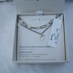 Luna Norte Mother of Pearl Necklace